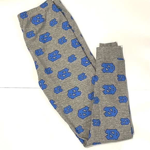 Like New - UNC Tarheels Kid's Snug Fitting Pajama Bottoms - Size 14/16 - Picture 1 of 6
